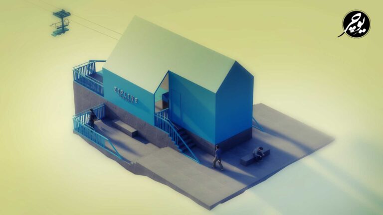 زیپ لاین اتوماتیک پلدختر نمای یک