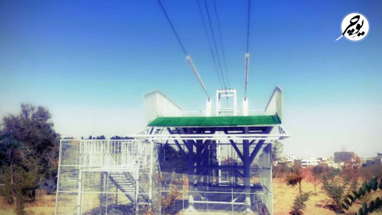 زیپ لاین ثقلی خمین