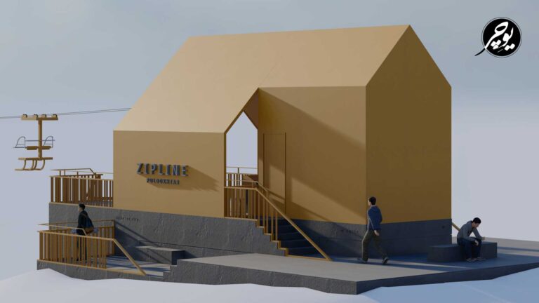 زیپ لاین پلدختر نمای دو