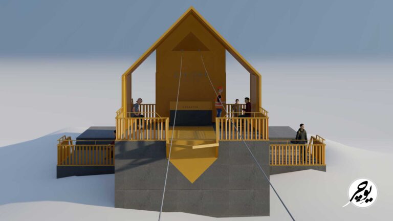 زیپ لاین پلدختر نمای دو