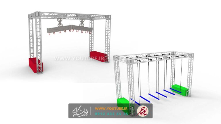 انواع بازی و تجهیزات در نینجا کورس